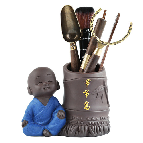 Jie Jie Gao Sheng Ebony Wood Tea Ceremony Six Gentlemen Set Tea Pot Tools Tea Accessories Tea Scoop Tea Set