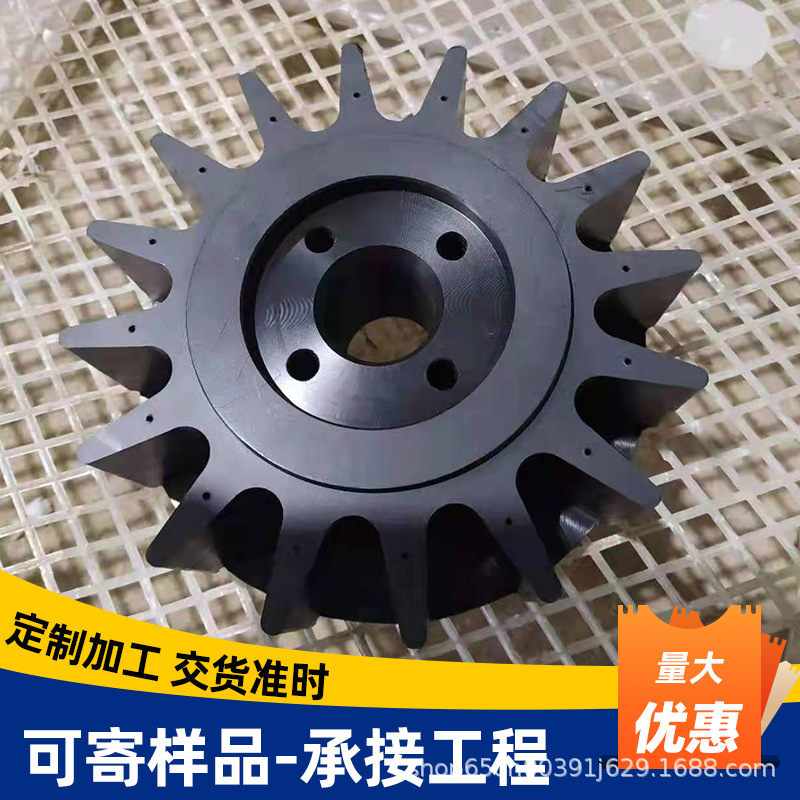 超高分子聚乙烯齿轮耐磨自润滑含油尼龙齿轮机械塑料聚乙烯加工件