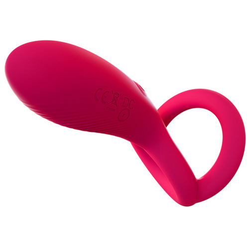 Men's vibrating ring double ring semen locking device electric ring couple's fun resonance penis condom adult sex toys