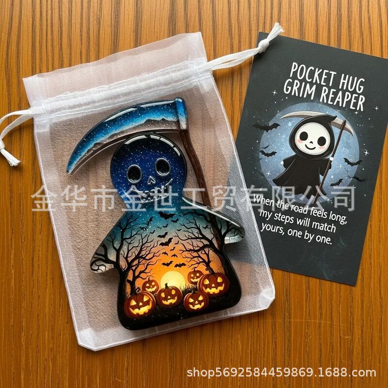 跨境新款 Halloween Pocket Cards 万圣节口袋卡片装饰品|undefined