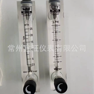 鑫旺LZM-25面板式流量计 水处理设备用