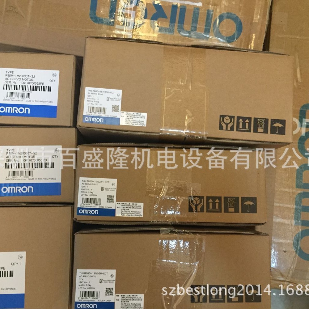Omron/欧姆龙原装全新 伺服驱动器R88D-1SN01 02 04H-ECT -03