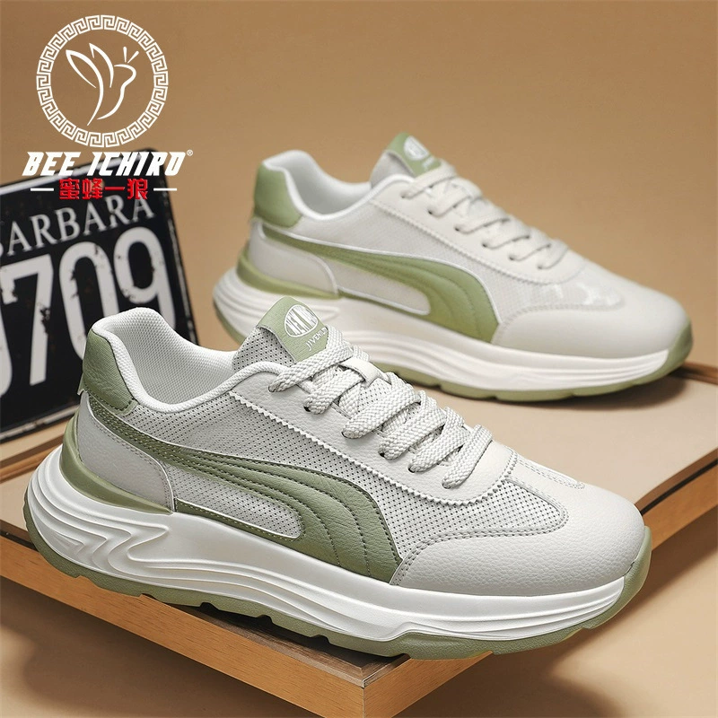 Флагманский магазин Bee and Wolf, ультралегкие, мягкие, высококачественные мужские повседневные сетчатые летние кроссовки для бега для папы, модные крутые ощущения