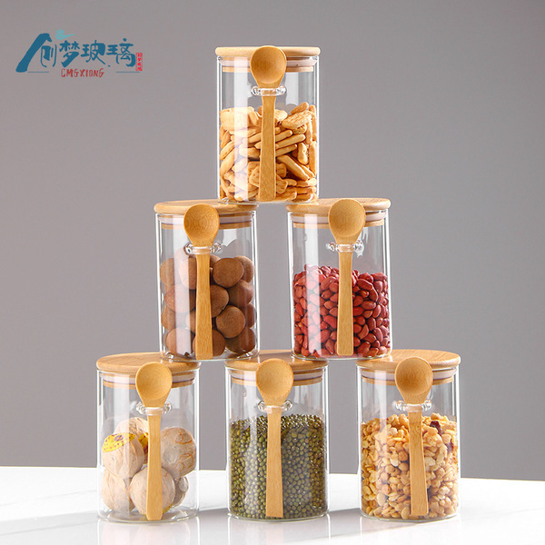 High -borosilic glass cover storage tank