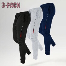 M 27228 Men's Printed Jogger Pants ӡ���˶��� �羳��Ӧ