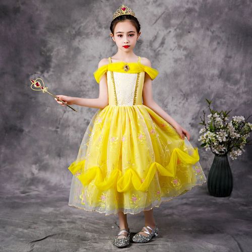 Belle Princess Dress for Girls, Children's June 1st Children's Formal Dress, Halloween Beauty and the Beast, Overseas Trade
