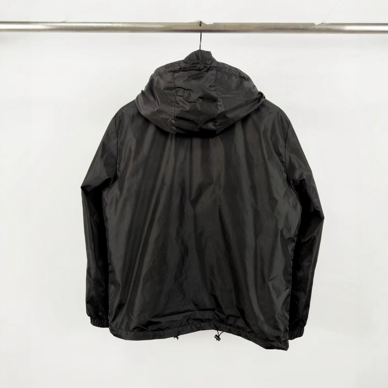 Original Brand P-Brand Nylon Detachable Hood Reversible Jacket for Men and Women, Popular Online Style