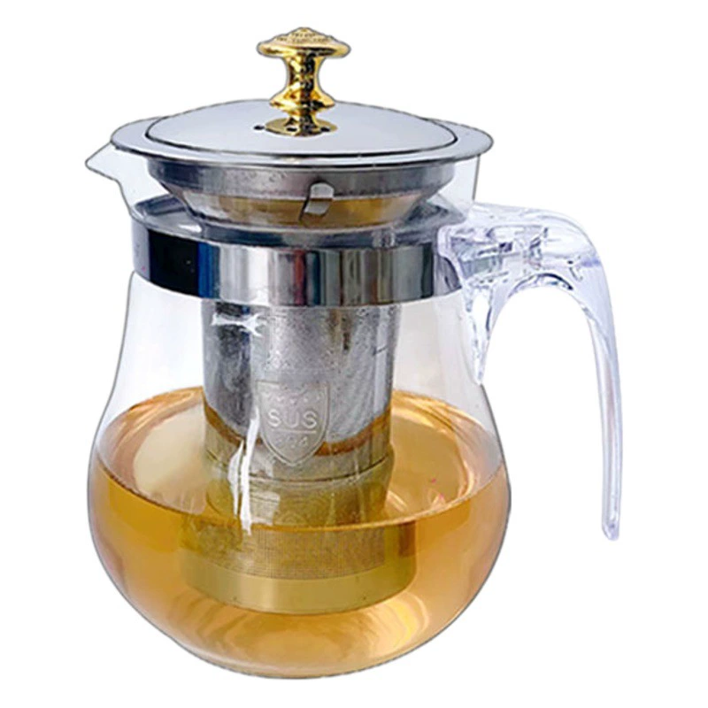 Piaoyi Cup Изысканная чашка Чайный набор Фильтр с одной кнопкой Термостойкое стекло Чайник Костюм для выключения чая Печатный логотип