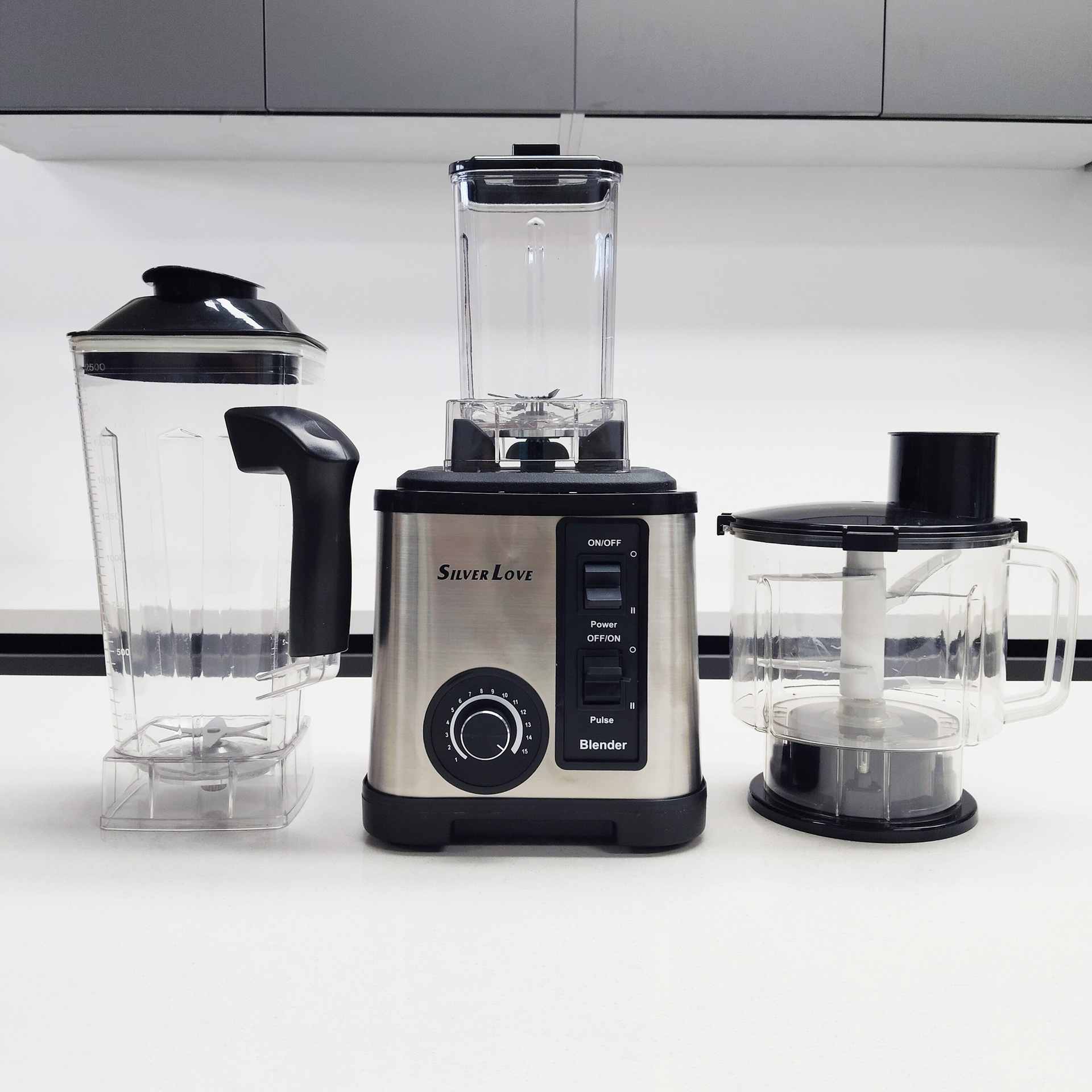 Cross-border 3L6inblender multifuncional de acero inoxidable mezclador de pared de alta potencia moledor de carne triturador de hielo exprimidor image 3