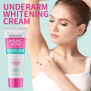 Kormesic Kojic Acid Collagen Whitening Underarm Cream Underarm Cream Cross-Border Foreign Trade Manufacturer Wholesale