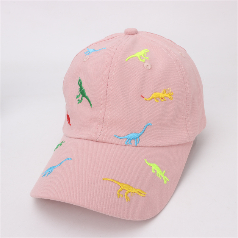 Embroidery Design Cute, Sweet Style Children Unisex Cute Sweet Color Block Embroidery Baseball Cap