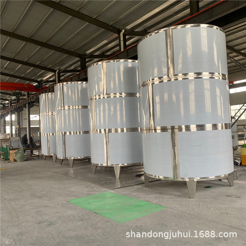 白酒基酒黄酒储存罐 10-50吨立式原浆储罐 不锈钢可食用级别