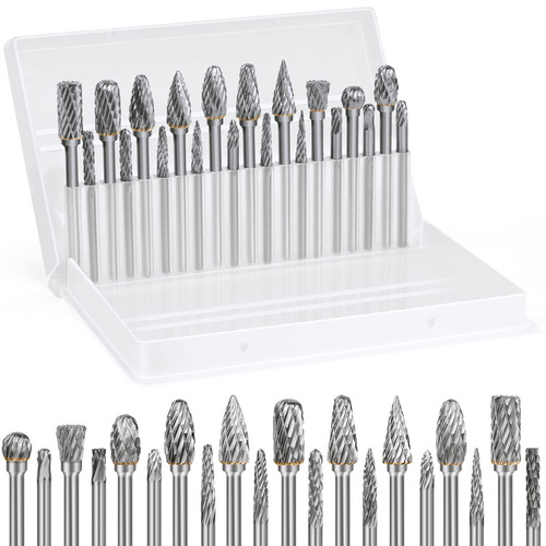 20-piece set of tungsten steel grinding head 3*6 set of carbide rotary file jade polishing engraving roller grinder 3*3mm