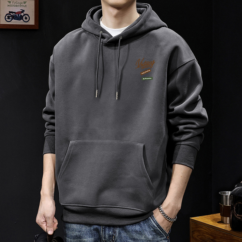 Chaqueta encapuchada hombre primavera y otoño americano nueva ropa de hombre adolescente chaqueta de hombre otoño chaqueta de hombre