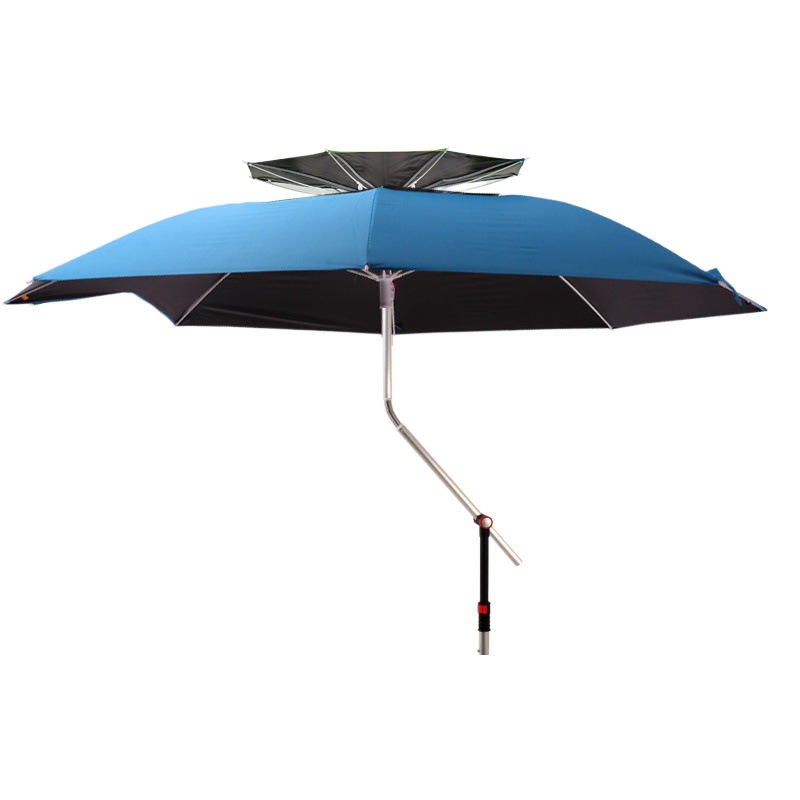 Outdoor Fishing umbrella wholesale large fishing umbrella thickened universal double-layer rain-proof sun-proof fishing umbrella folding fishing umbrella