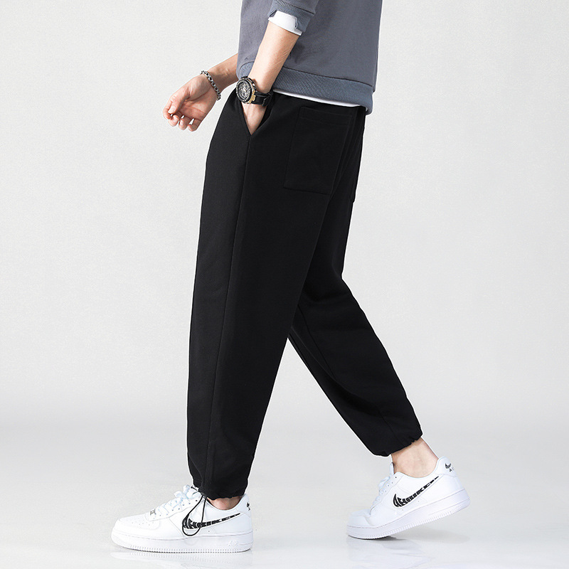 Copy_Stacking Sports Beam Bants Весенние и осенние мужчины.