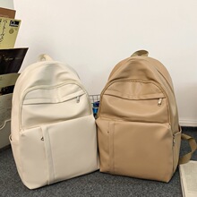 大学生上学用日常双肩包女2024新款潮时尚大容量日常通勤旅行包包