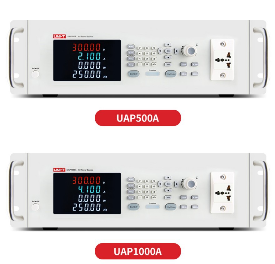 优利德程控可编程交流变频电源500W/1000W/UAP500A/UAP1000A四位