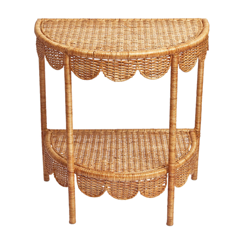 Estante de almacenamiento de lujo ligero con sensación de vino tinto, cerveza tejida en casa, bebida, botella de vino, estante de almacenamiento para sala de estar, mesa de ratán de pie