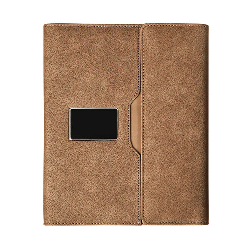 Wireless charging notepad customized with multi-function loose-leaf business office notebook gift box with printed LOGO