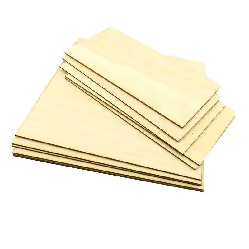 Basswood plywood board wood chips thin wood chips diy handmade aircraft model building model material thin wood board pyrography