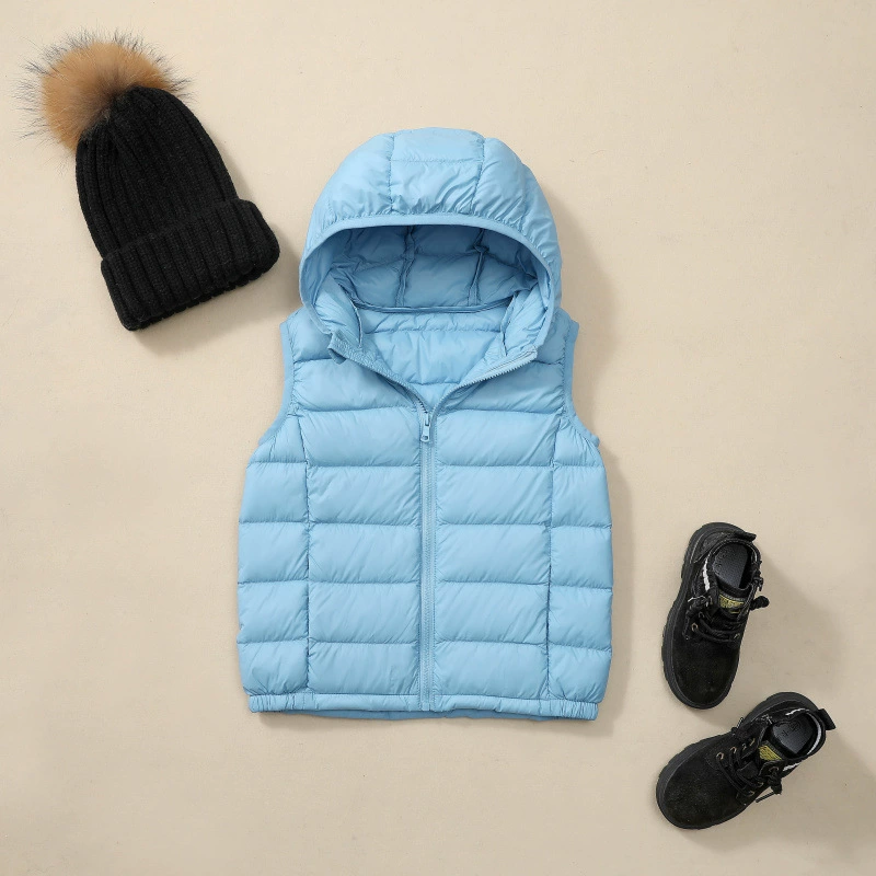 Иудейская одежда осенью и зимой тонкое пуховое жилет пальто для мальчиков