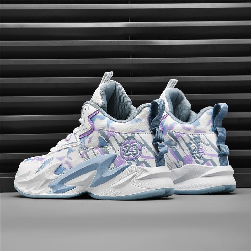 Zapatillas de Baloncesto de Caña Alta para Hombre Malla y TPR Transpirable para Pista image 5