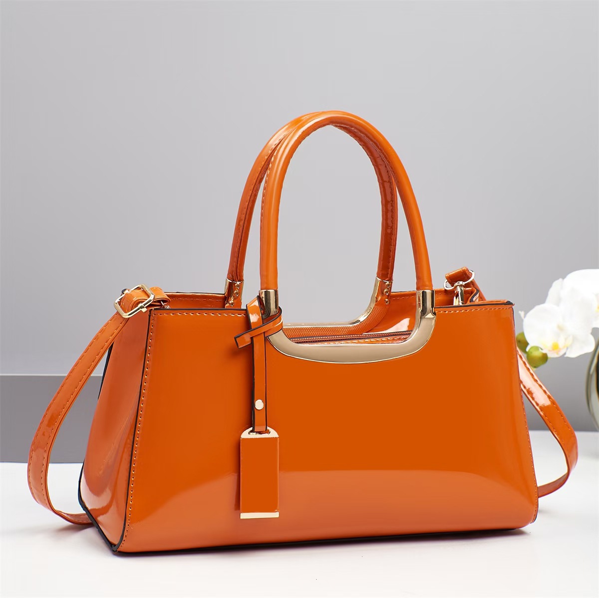 Bolso 2025 nueva moda moda bolso de mujer espejo de alta calidad piel brillante de gran capacidad bolso de hombro bolso de mano image 11