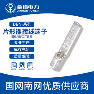 Golden Anchor Manufacturer Direct Delivery Dbn Sheet-Shaped Bare End Head Cold-Pressed Terminal Block Wholesale Thickeneded National Standard A-Grade Pure Copper Wire