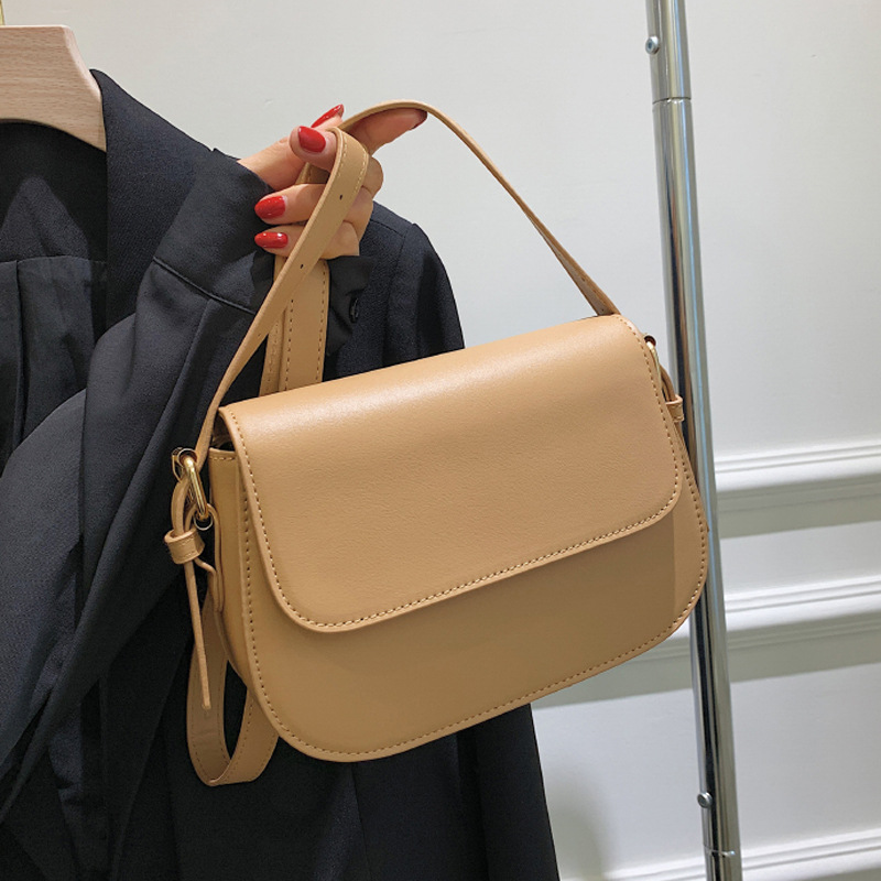 Borsa a tracolla vintage da donna piccola borsa a spalla marrone_voghion.com