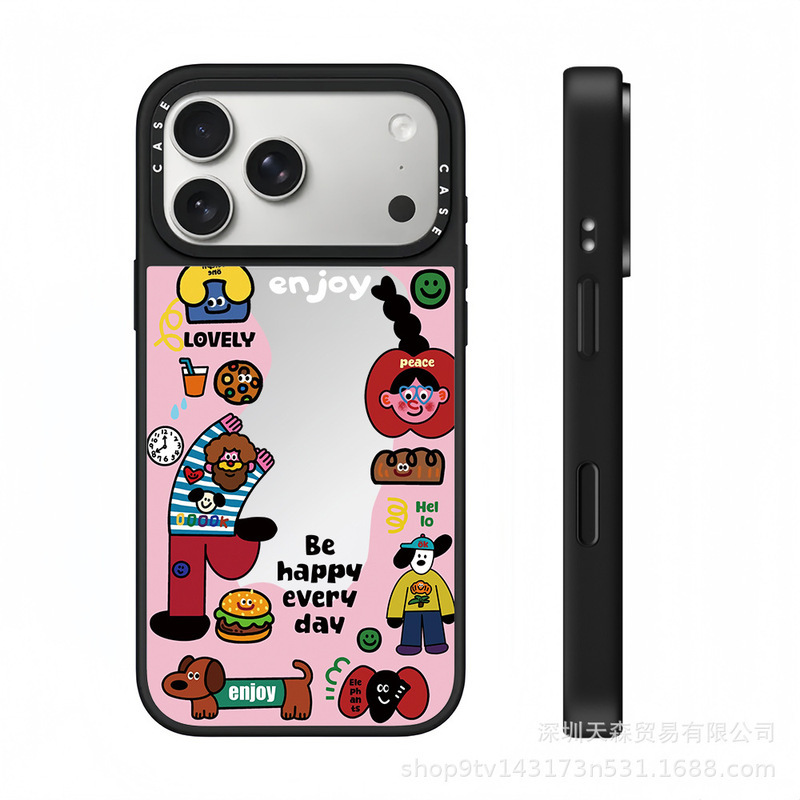CASET联名幸运老头适用苹果iPhone17ProMax手机壳16Pro潮牌14镜面|undefined