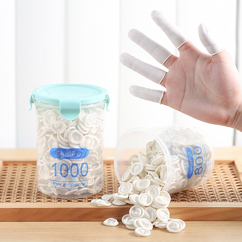 Disposable Latex Finger Cots, Anti-Static, Dust-Free, Industrial, Electronic, Nail Art, Tattoo, Non-Slip, Wear-Resistant, Thickened Finger Cots Disposable Latex Finger Cots, Anti-Static, Dust-Free, Industrial, Electronic, Nail Art, Tattoo, Non-Slip, Wear-Resistant, Thickened Finger Cots
