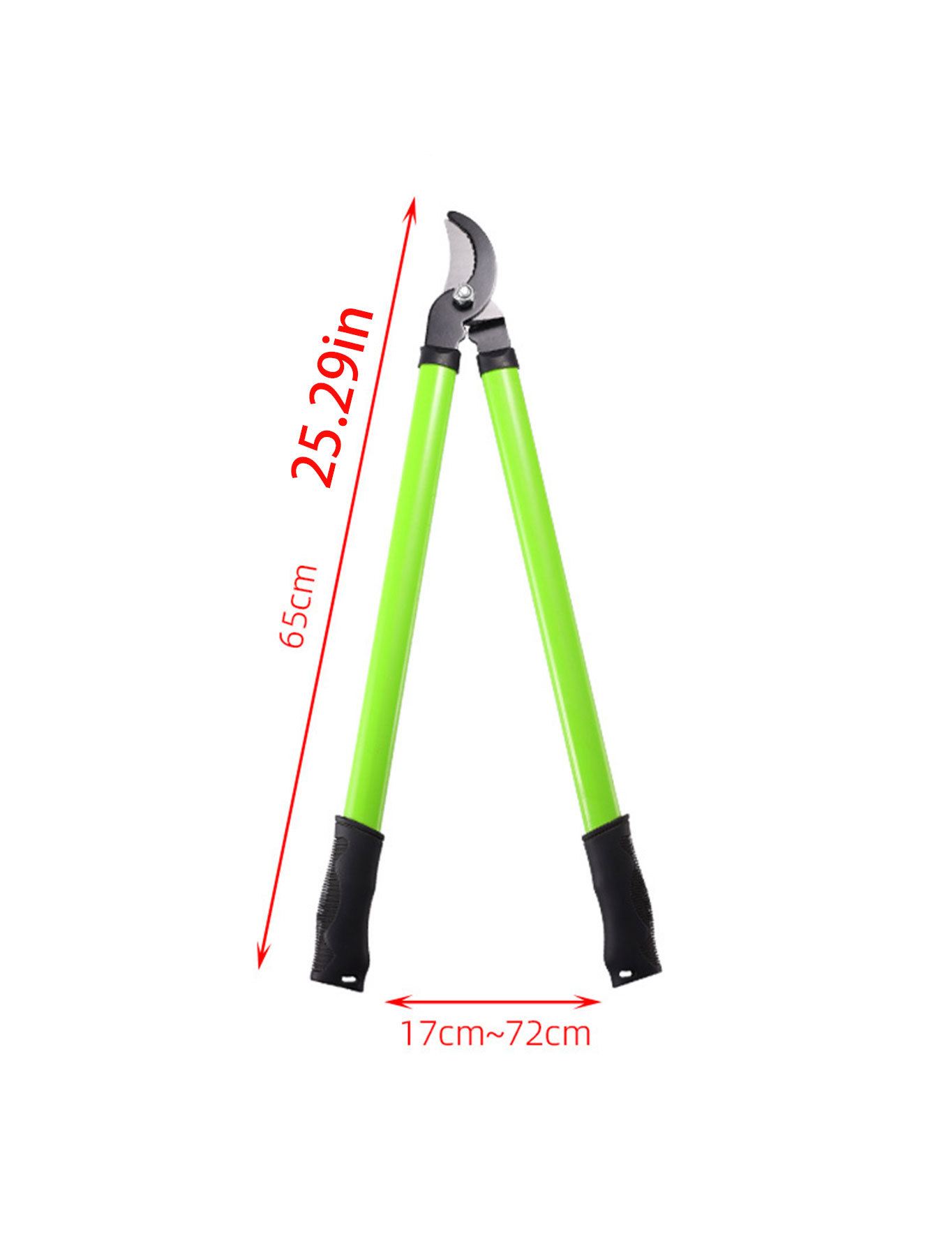 두꺼운 가지 가위 녹색 - 긴 스타일