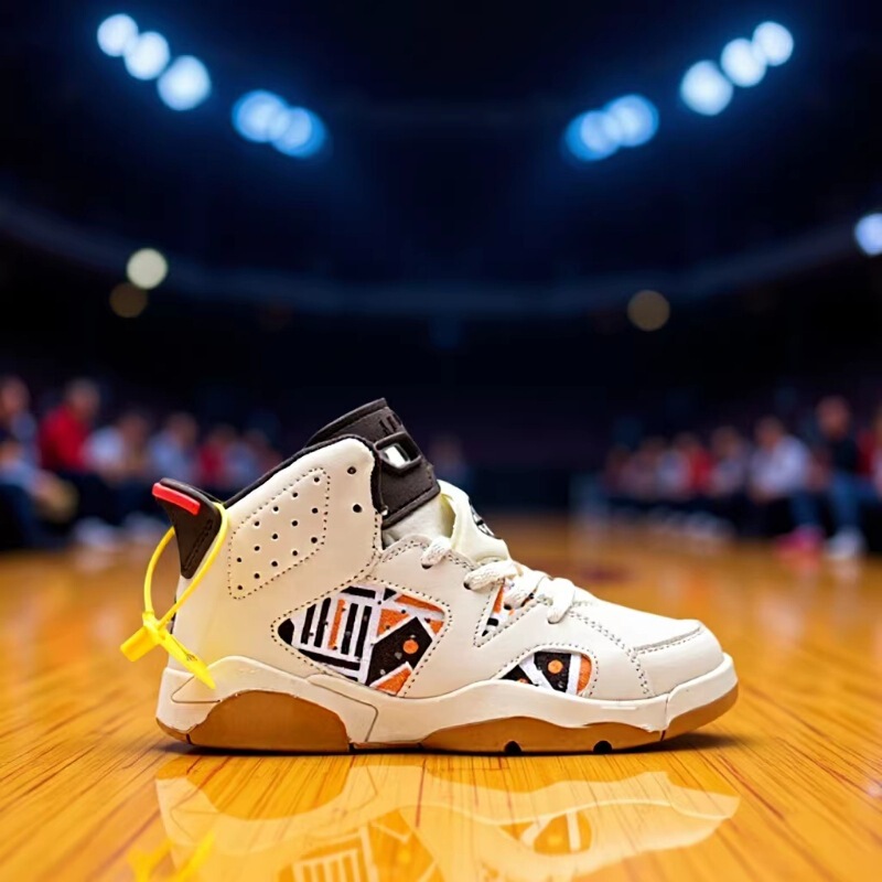 Children's Joe 6 Kidsren's Shoes for Boys and Girls Basketball Shoes High-Top Breathable Sports Shoes Aj6 Retro Casual Putian Shoes Wholesale