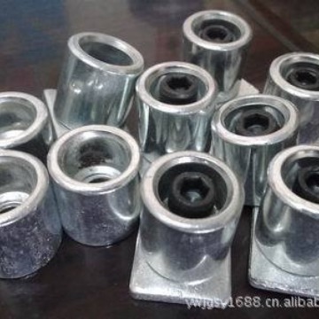 供应镀锌印花定位马仔  印花导轨塑料提手马仔扣织 印花马仔