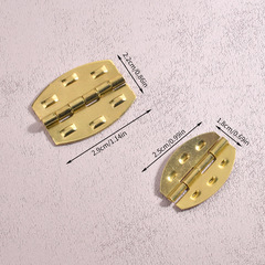 Jingmao Hardware New Chinese Style 1-inch Olive Packaging Box Wooden Box Straight Insert Small Hinge Ancient-style Hinge