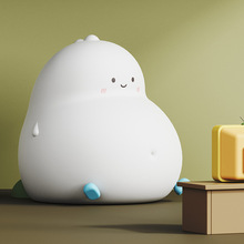 跨境大肚龙硅胶小夜灯可爱卧室摆件生日礼物伴睡灯创意摆件
