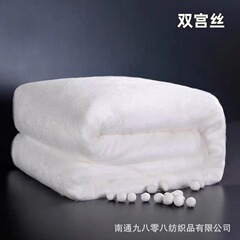 桐郷双宮絹糸は100% 手作業の绢糸光胎裸で芯蚕繭原料半製品に胎卸されている