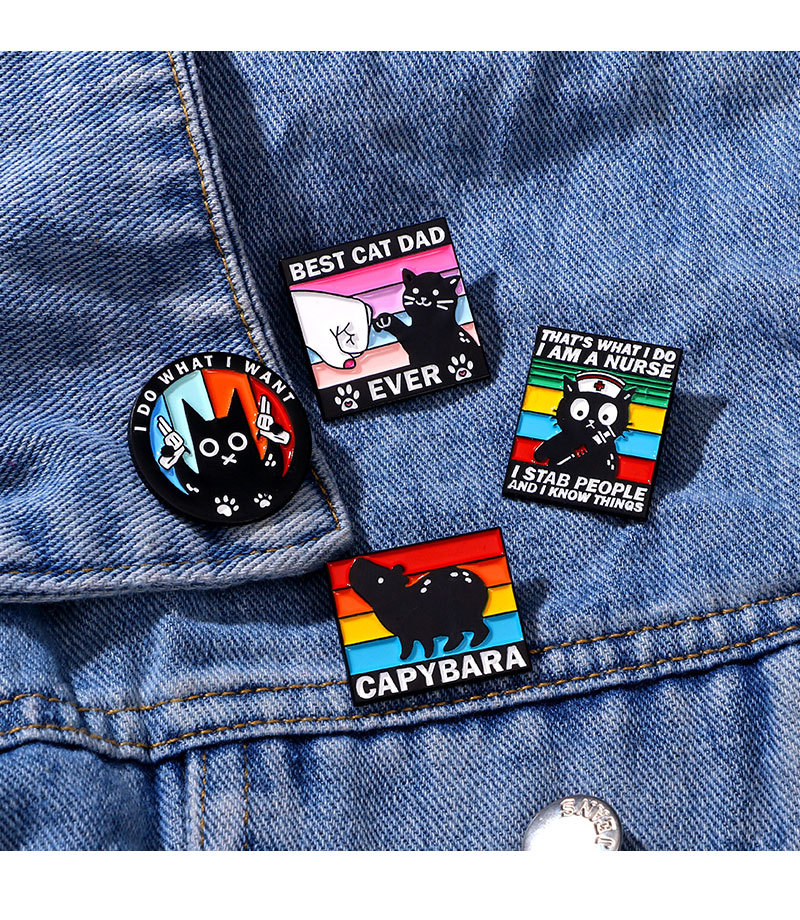 Cute Style Cute Pin Animal Cartoon Letter Alloy Enamel Unisex Brooches