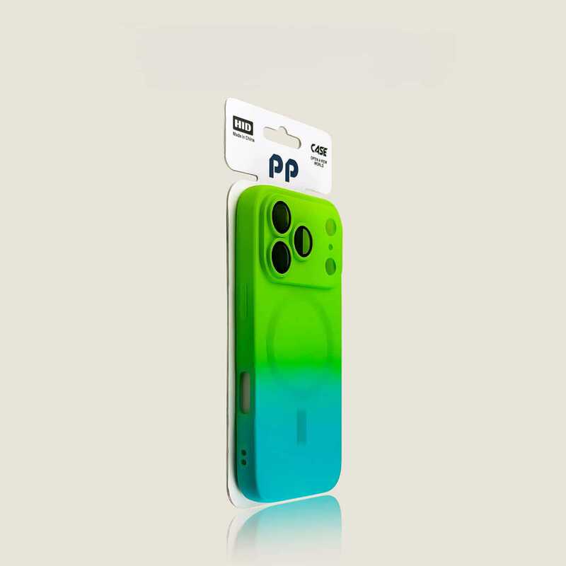 Suitable for iPhone 17 Pro Max Phone Case with Green Top and Blue Bottom Gradient, Magnetic Attraction, High-End Feel, New Model for 16 Pro and 15 Suitable for iPhone 17 Pro Max Phone Case with Green Top and Blue Bottom Gradient, Magnetic Attraction, High-End Feel, New Model for 16 Pro and 15