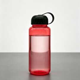 1000ml 宽口单层塑料运动水杯健身房大容量直饮便携耐摔塑料水壶