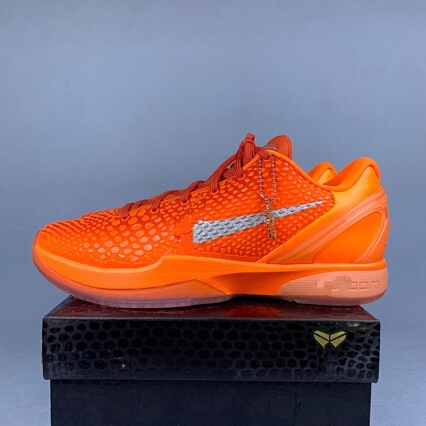 H12 High Version Kobe Kobe 6 Practical Basketball Shoes Men's Violent Orange Green Hornet Air Cushion Cushioning Sports Shoes H12 High Version Kobe Kobe 6 Practical Basketball Shoes Men's Violent Orange Green Hornet Air Cushion Cushioning Sports Shoes