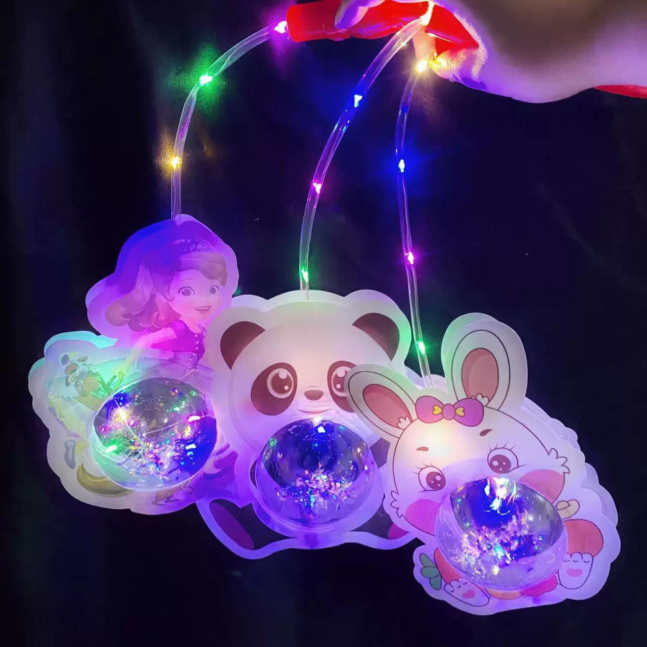 发光玩具手提星空球卡通灯笼 玩具地摊批发发光 玩具地摊批发工厂