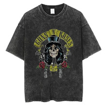 230Gŷ�봿��Guns N Roses Slash 85 Washed Vintage T-shirt Uni