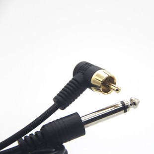Tattoo machine tattoo power cord RCA thickened gold-plated professional manufacturers produce and process tattoo motor machine hook wire