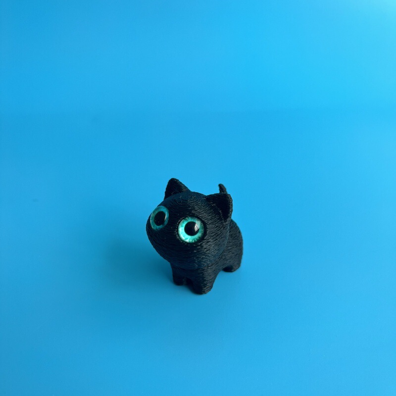 3D打印可爱罗小黑风格小猫咪5种动作姿势办公室桌面摆件礼品|undefined