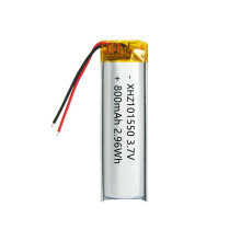 聚合物锂电池101550 800mAh挂脖耳机美容仪补水仪电池生产厂家