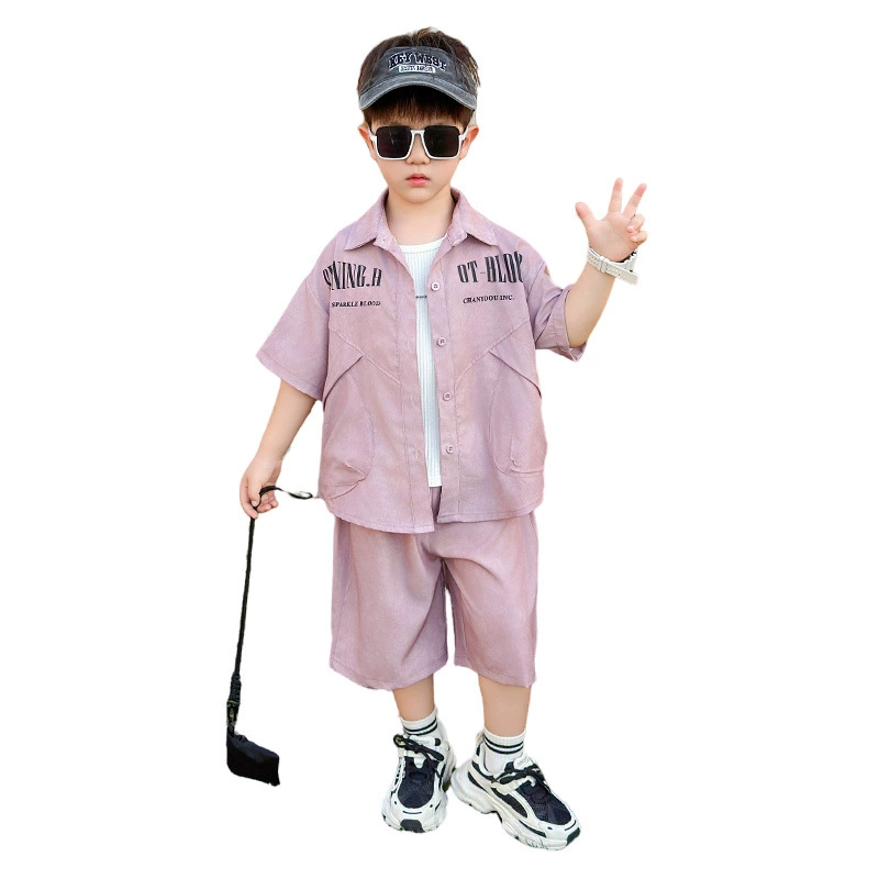 Летняя одежда с надписями, рукава, детский комплект, с коротким рукавом, интернет-знаменитость