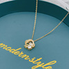Advanced necklace, fashionable trend jewelry, simple and elegant design, high-quality style