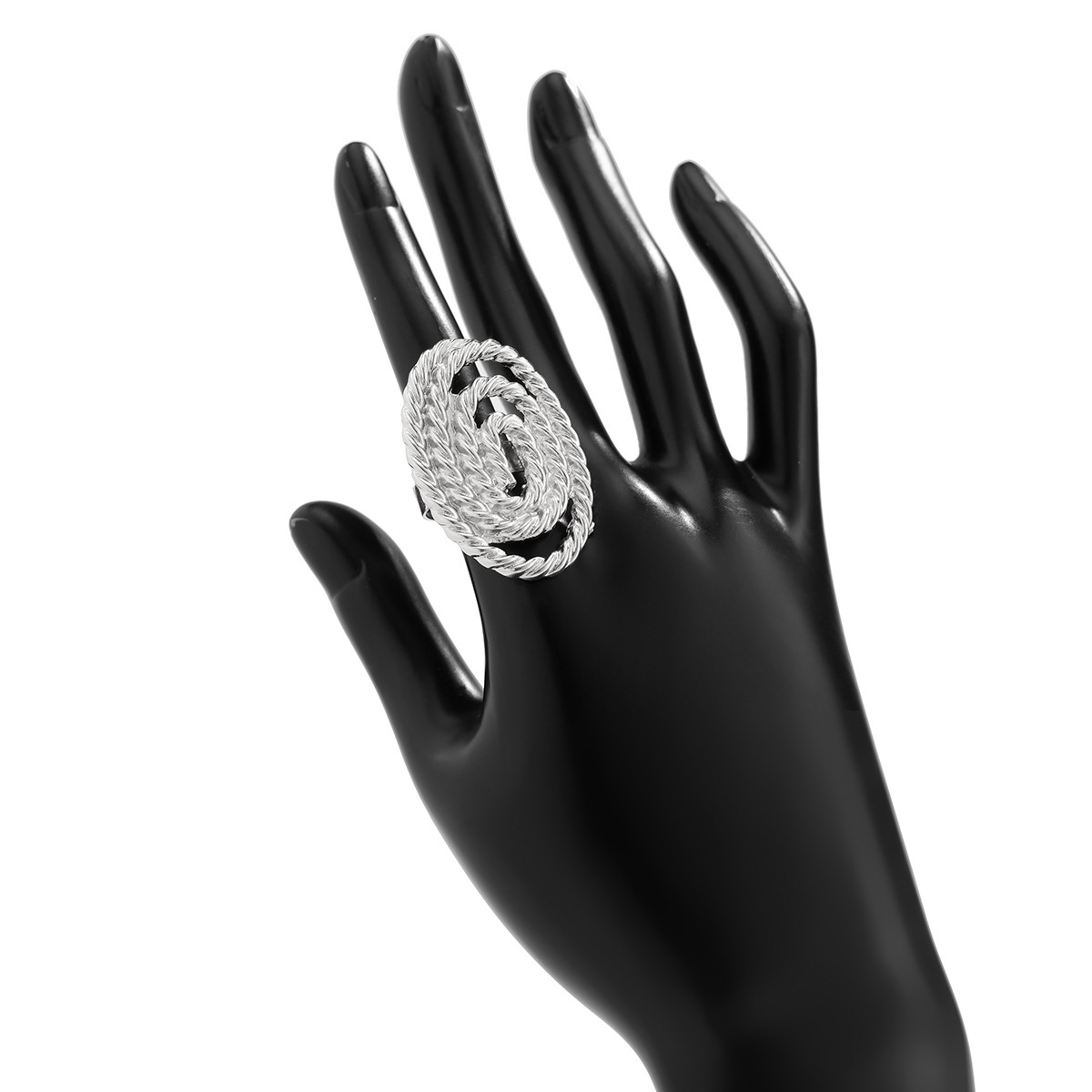 10g Weight Rings Classification 1 Piece Quantity Holiday, Daily Occasion Alloy Material U Shape, Solid Color Pattern Women's Gender Plating Design Original Design, Simple Style, Classic Style Style Original Design Simple Style Classic Style U Shape Solid Color Alloy Plating Women's Rings 5